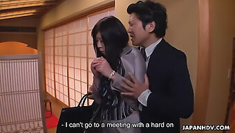 Asian Secretary Gets Utilized By Her Boss At A Restaurant