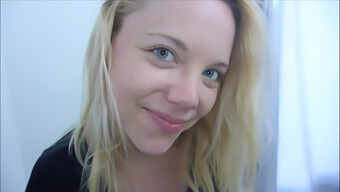 A Young Blonde Receives A Large Penis And Gives Oral Pleasure