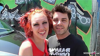 Redheaded Teen With Punk Style Gets Picked Up In Abandoned Building For Wild Sex