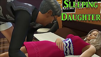 Old Man Watches Teenage Daughter Masturbate And Then Has Sex With Her