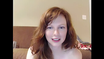 Adorable Redhead'S 18+ Webcam Show