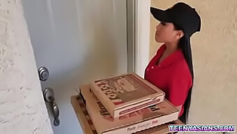 Delivery Girl Makes Her Move In This Steamy Video