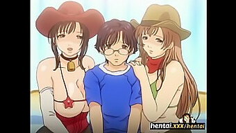 Un Mec Nerd Regarde Des Nanas Aux Gros Seins Jouer Entre Elles Et S'Excite - Vidéo Hentai