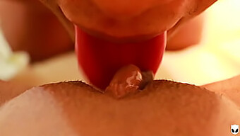 Pov View Of Pussy Eating And Big Clit Stimulation To Climax