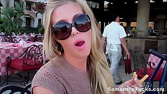 La Seductora Belleza Rubia De Samantha En Una Caliente Escapada Sexual De Cabo