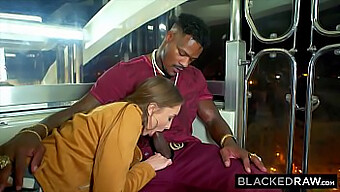 Black Man Drills Brunette Beauty In Wild Sex Session