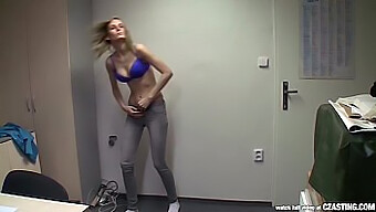 Skinny Czech Blonde Auditions For Hardcore Sex