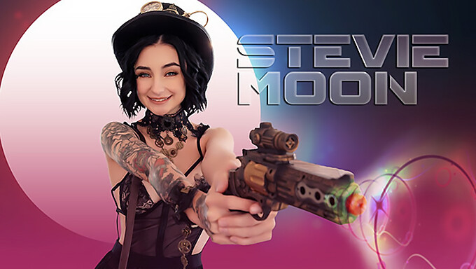 Horké Setkání, Když Stevie Moon Těší Dobře Vybaveného Partnera V Těsných Prostorách