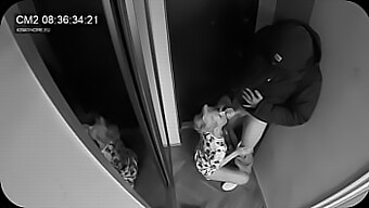 Hot Blonde Wife Gives A Blowjob To The Postman While Her Husband Is Away