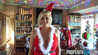 Real Estate Agency Sends A Buyer'S Escort As A Christmas Surprise