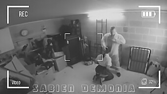 L'Incontro Anale Caldo Di Sabien Demonia Con Un Dipendente Scolastico Catturato Su Cctv