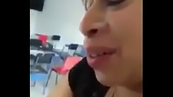 A Passionate Teacher Gives An Amazing Blowjob In The Classroom